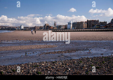 Portobello Beach in Edinburgh Stockfoto