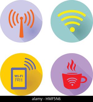 Wi-Fi kostenlos Stock Vektor
