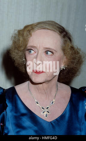 Bette Davis in Los Angeles CA im Jahr 1981. Stockfoto