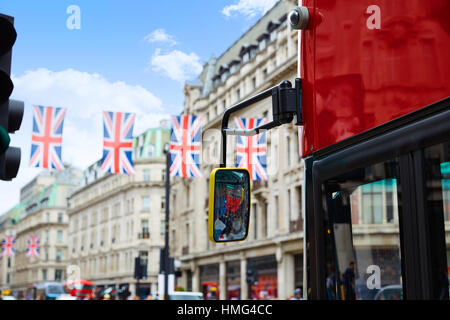 London Bus Regent Street W1 Westminster in England UK Stockfoto