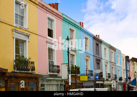 Londoner Portobello Road Market in UK England Stockfoto