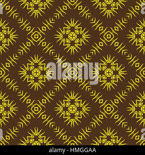 Dekorative Retro-Seamless Pattern. Stockfoto