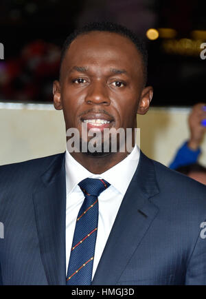 Usain Bolt Headshot Stockfoto