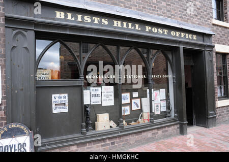 Rekonstruktion einer viktorianischen Poststelle.  Blists Hill Victorian Village. Stockfoto