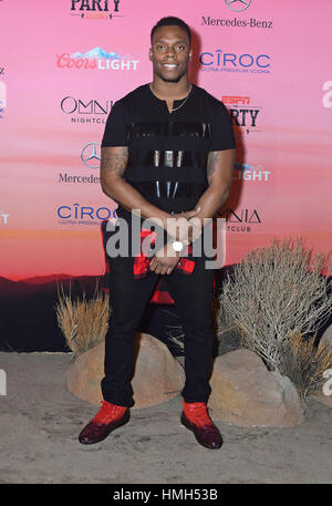 30. Januar 2015 - Scottsdale, Arizona, Vereinigte Staaten von Amerika - 30. Januar 2015 - Scottsdale, Arizona - Brandon Marshall. ESPN The Party statt im WestWorld von Scottsdale. Bildnachweis: Keith Sparbanie/AdMedia (Kredit-Bild: © Keith Sparbanie/AdMedia über ZUMA Draht) Stockfoto