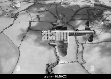 Meine Darstellung der Avro Lancaster W5005, erschien AR-L für Führer von 460 Geschwader RAAF als es Ende September 1943. Stockfoto