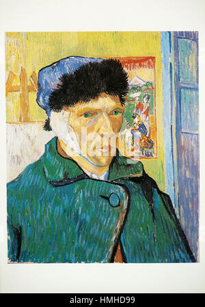 Vincent Van Gogh Selbstportrait Stockfoto
