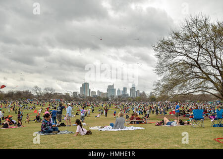 Austin TX Drachenfest Stockfoto