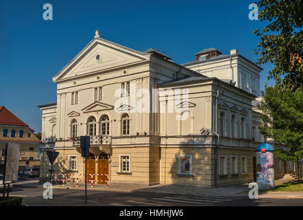 Altes Theater, 1822, neoklassizistischen Stil, ehemalige Stadt Arsenal in Boleslawiec, Niederschlesien, Polen Stockfoto