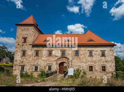 Dwor Czarne (Czarne Manor House), 16. Jahrhundert, in Jelenia Gora, Niederschlesien, Polen Stockfoto