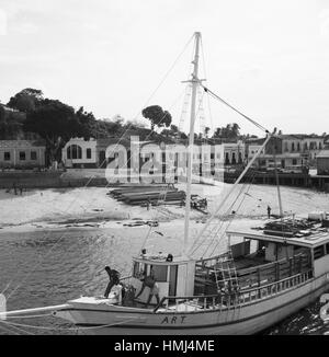 Hafen in Santarém (Pará), Brasilien 1966. Hafen in Santarém (Pará), Brasilien 1966. Stockfoto