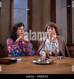 Klavierspiele, Deutschland 1981, Fernsehfilm, Regie: Gerhard Kelling, Monia: Brigitte Janner (Rechts) Stockfoto