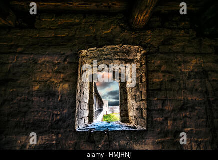 Fenster in Freiheit Stockfoto