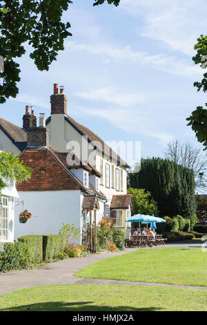 Royal Oak Pub, Brockham grün, Brockham, Surrey, England, Vereinigtes Königreich Stockfoto