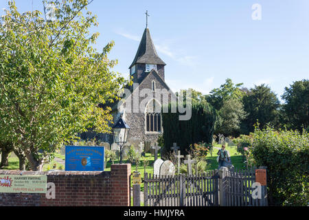 Str. Mary die Jungfrau Kirche, Reigate Road, Buckland, Surrey, England, Vereinigtes Königreich Stockfoto