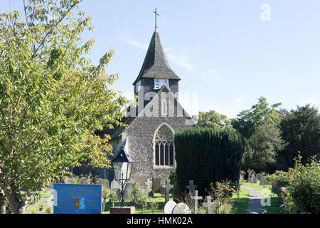 Str. Mary die Jungfrau Kirche, Reigate Road, Buckland, Surrey, England, Vereinigtes Königreich Stockfoto