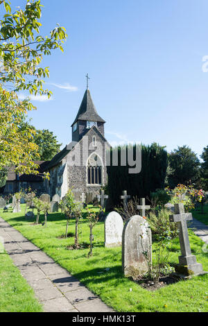 Str. Mary die Jungfrau Kirche, Reigate Road, Buckland, Surrey, England, Vereinigtes Königreich Stockfoto