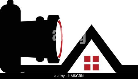 Fotografie-Home Stock Vektor