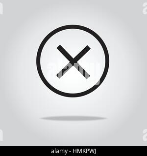 falsche Vektor icon Stock Vektor