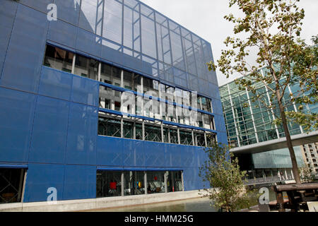 Ein Detail der DR (Danish Radio) Koncerthuset oder Konzert Halle, entworfen von Jean Nouvel, in Ørestad Kopenhagen, Dänemark Stockfoto