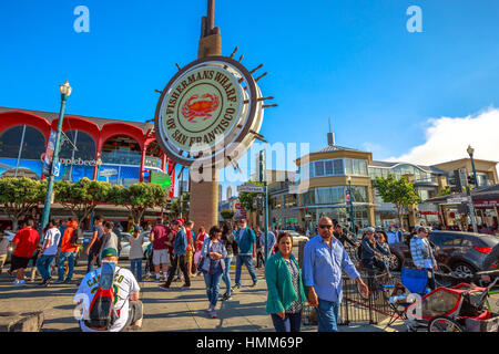 Fishermans Wharf San Francisco Stockfoto