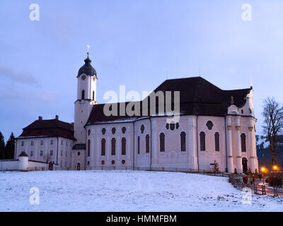 Wieskirche (Wallfahrt Kirche von Wies in englischer Sprache) ist Weltkulturerbe Kirche in Bayern, Deutschland. Stockfoto