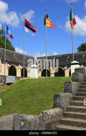 Le Mémorial de Batailles de la Marne. 1914-1918. Dormans. Frankreich. Stockfoto