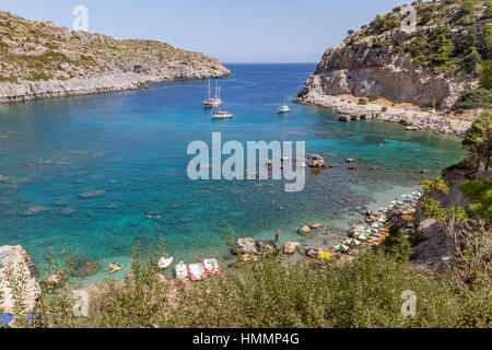 Fläche von Anthony Quinn Bay Stockfoto