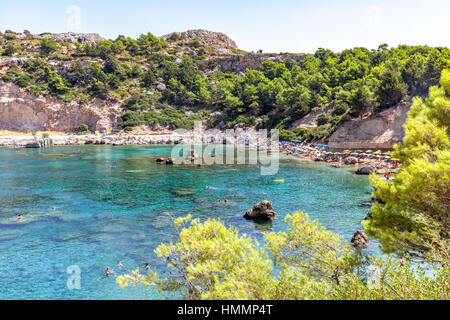 Fläche von Anthony Quinn Bay Stockfoto