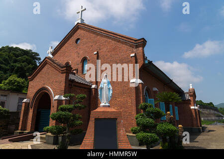 Kurosaki Kirche in Nagasaki, Japan Stockfoto