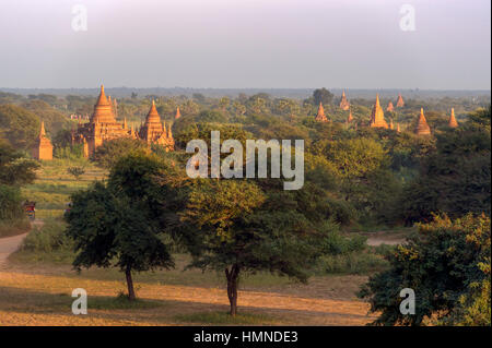 Myanmar (vormals Birmanie). Bagan, Mandalay region Stockfoto