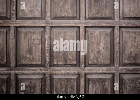 Holzstruktur mit Inlay Holzplatten Stockfoto