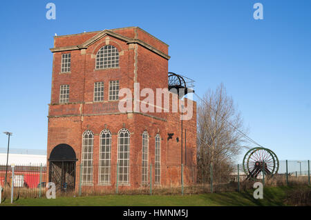 Der Grube-Leiter der St. Hilda Zeche, South Shields, North East England, UK Stockfoto