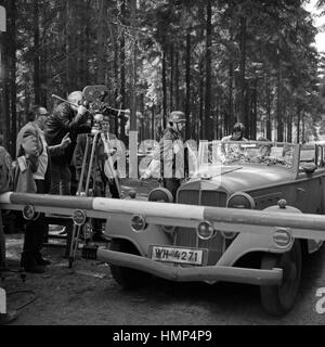 Claus Graf Stauffenberg, Dokumentation, Fernsehfilm, Deutschland 1970, Regie: Rudolf Nussgruber, Monia: Horst Naumann (Mit Augenklappe) Stockfoto