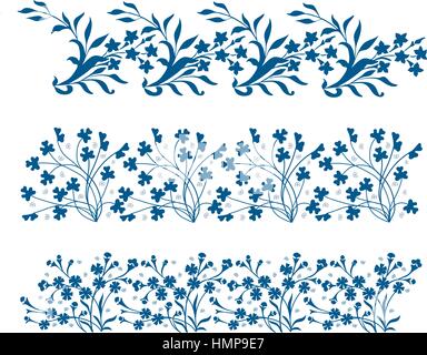 Dekorative floral Vektorelement. Stock Vektor