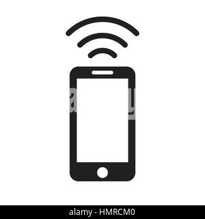Telefon Wifi Symbol Vektor Stock Vektor
