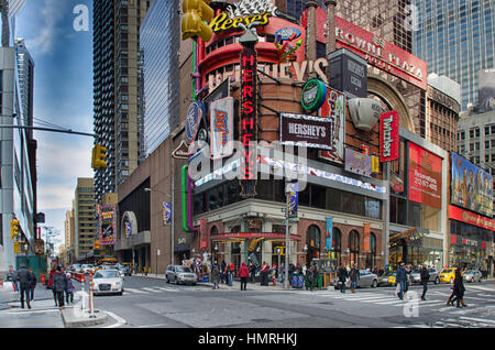 Hersheys Schokolade Welt NewYork Stockfoto