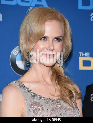 Beverly Hills, Kalifornien, USA. 4. Februar 2017. Nicole Kidman im Presseraum auf der 69. Annual DGA Awards im Beverly Hilton Hotel. Bildnachweis: Lisa O'Connor/ZUMA Draht/Alamy Live-Nachrichten Stockfoto