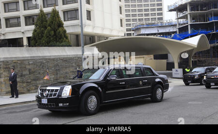 Washington, District Of Columbia, USA. 5. Februar 2015. Ehemaliger Botschafter der Vereinigten Staaten in den Vereinten Nationen Andrew Young macht Bemerkungen bei der nationalen Gebetsfrühstück im Washington Hilton Hotel in Washington, DC am 5. Februar 2015. USA und internationale Führungskräfte aus verschiedenen Parteien und Religionen sammeln jährlich an diesem Event für eine Stunde, glauben und Gebet gewidmet. Bildnachweis: Dennis Brack/CNP/AdMedia Credit: Dennis Brack/AdMedia/ZUMA Draht/Alamy Live-Nachrichten Stockfoto