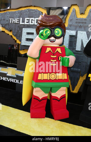 Westwood, Kalifornien, USA. 4. Februar 2017. Atmosphäre im "LEGO Batman-Film" Premiere, Dorf Theater, Westwood, Kalifornien, USA. 4. Februar 2017 Dave Edwards/MediaPunch/Alamy Live-Nachrichten Stockfoto