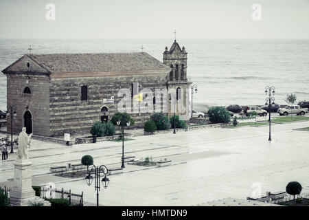 Kirche des Heiligen Nikolaos Moloú, Zakynthos Griechenland Stockfoto