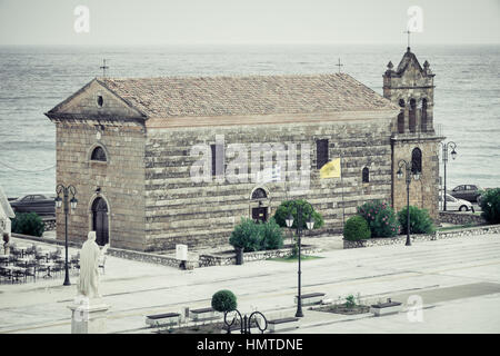 Kirche des Heiligen Nikolaos Moloú, Zakynthos Griechenland Stockfoto