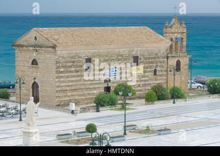 Kirche des Heiligen Nikolaos Moloú, Zakynthos Griechenland Stockfoto