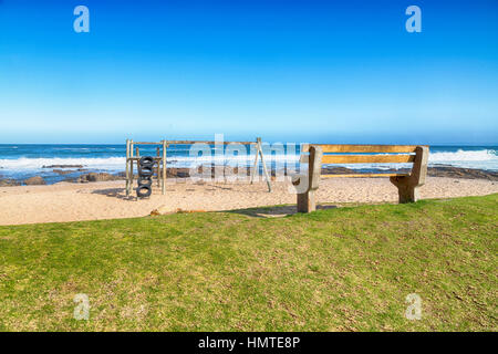 Bewegungsunschärfe in Südafrika Himmel Ozean Tsitsikamma Naturschutzgebiet Natur und Strand Stockfoto