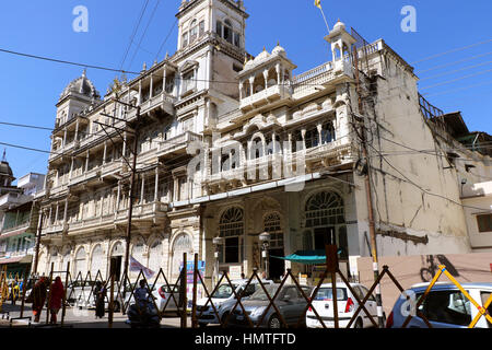 Kanch Mandir (Glas-Tempel), Indore Stockfoto