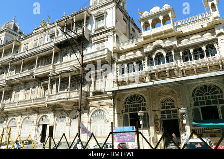 Kanch Mandir (Glas-Tempel), Indore Stockfoto