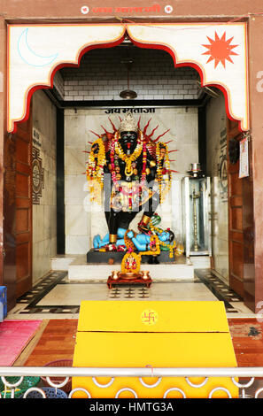 Göttin Kali Tempel, Khajrana, Indore Stockfoto