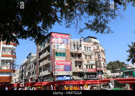 Eines der Marktplatz in Indore Stockfoto