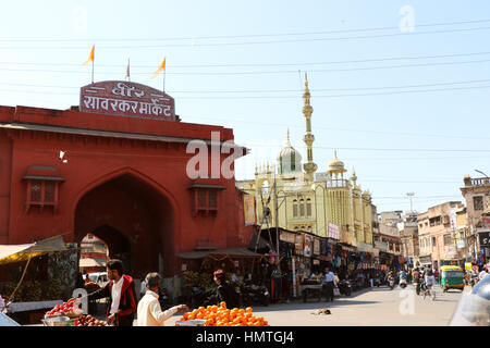 Kauft Moti Masjid, Indore Stockfoto