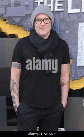 Westwood, USA. 4. Februar 2017. Chris McKay gesehen, Teilnahme an der Premiere von Warner Bros Pictures "The LEGO Batman-Film" statt im Regency Village Theater. Bildnachweis: Birdie Thompson/AdMedia/ZUMA Draht/Alamy Live-Nachrichten Stockfoto